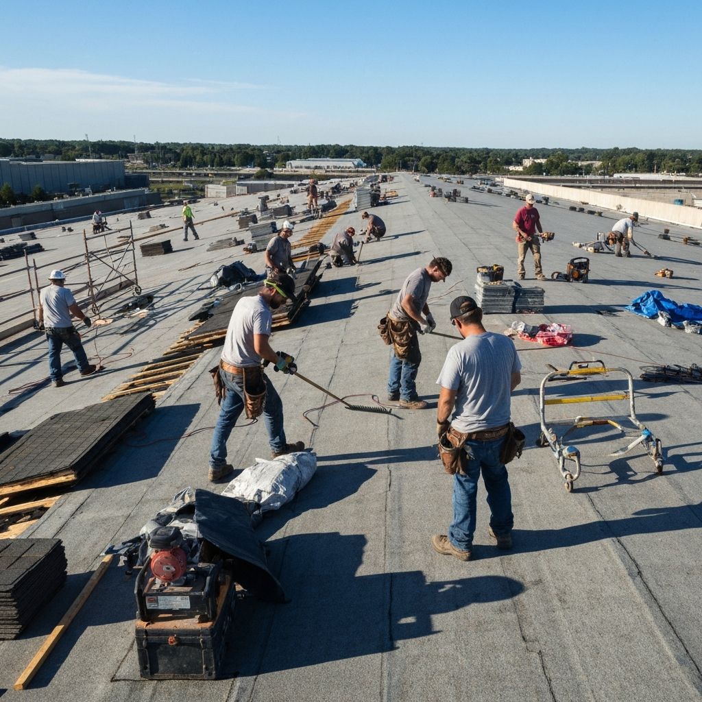 Large-Scale Roof Restoration