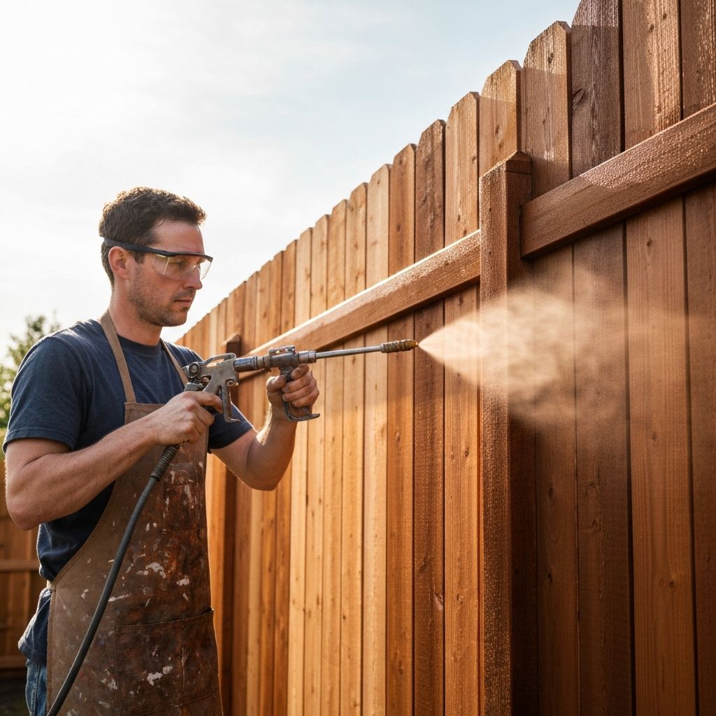 Fence Wash & Stain